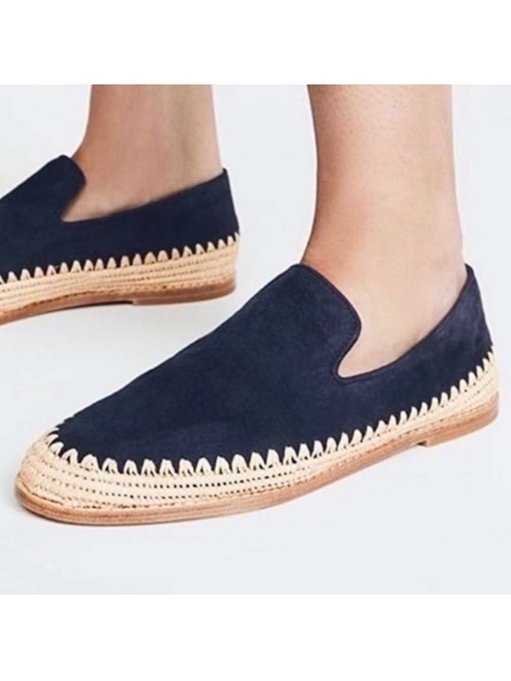 Vince Jalen Espadrille Suede Loafers